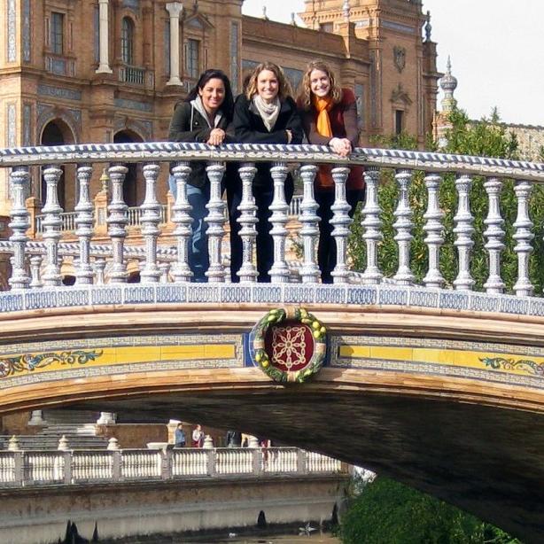 UNE students in Seville Spain